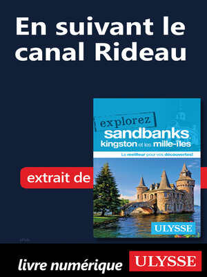 cover image of En suivant le canal Rideau